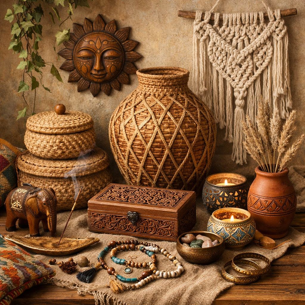 Indian Brass and Metal Handicrafts - Brass, Wooden, Ceramic Pieces